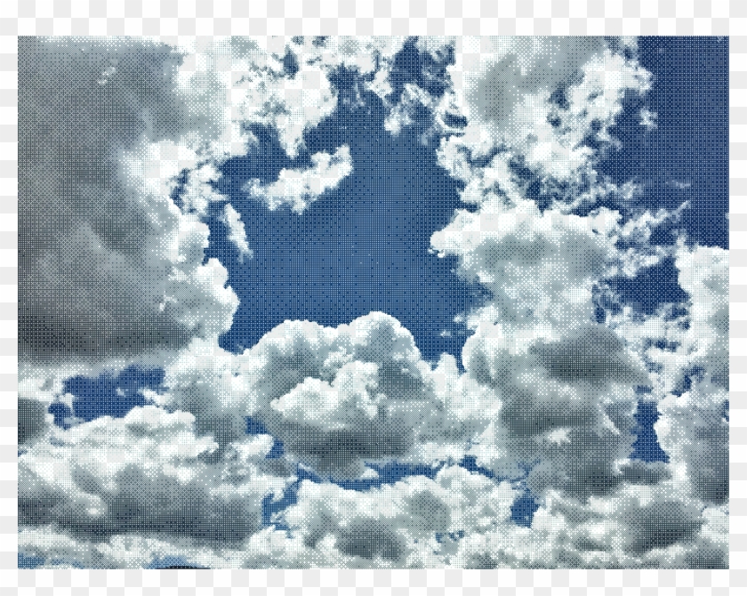 This Free Icons Png Design Of Dot Matrix Cloudscape Clipart