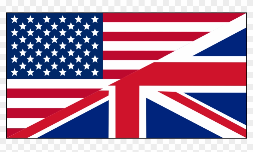 Clipart - Us/uk Flag - American Flag - Png Download