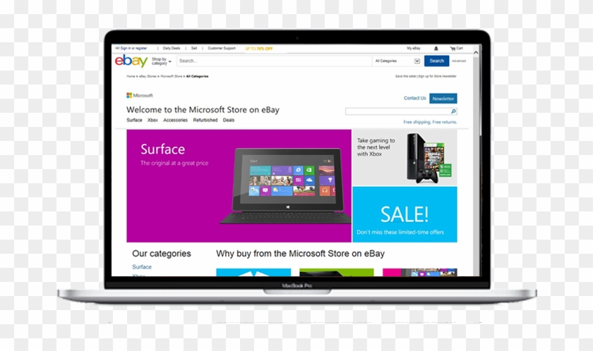 An Ebay Store Is An Obvious Choice If You're Interested - Microsoft Store Online Clipart #712522