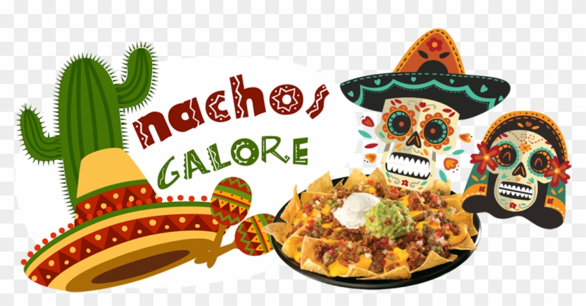 All Topped With Cheese, Guacamole, Salsa And Sour Cream Clipart