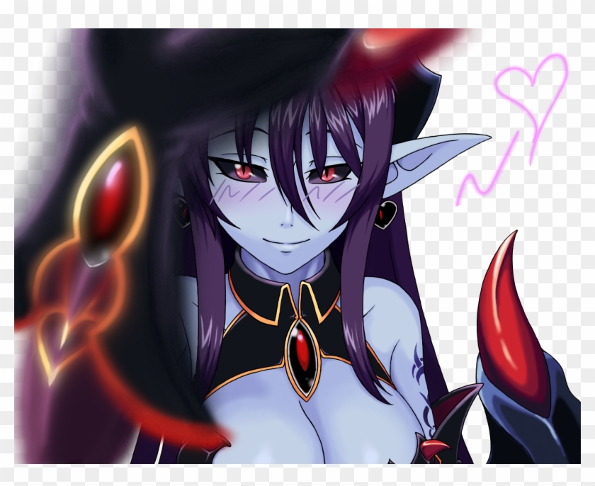 Terrifying Demon From Hell - Monster Girl Head Pat Clipart