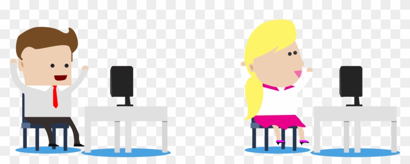 Office Png - Office Worker Cartoon Transparent Clipart