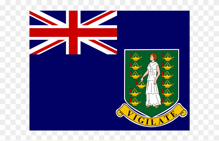 Flag Of British Virgin Islands Logo Png Transparent - Flag Clipart