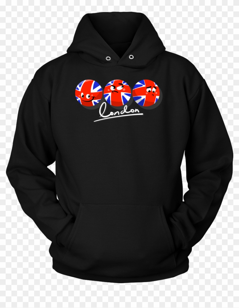 Great Britain British Flag London Funny Emoji Hoodie Clipart