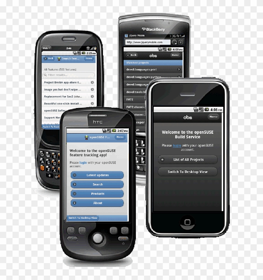The Gsoc 2011 Project Obs Mobile Aims To Improve And - Opensuse Smartphone Clipart #713319
