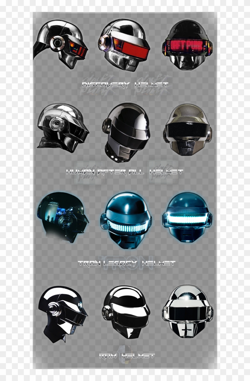 Silver History Of Thomas Bangalter - Daft Punk Tron Legacy Clipart #714584