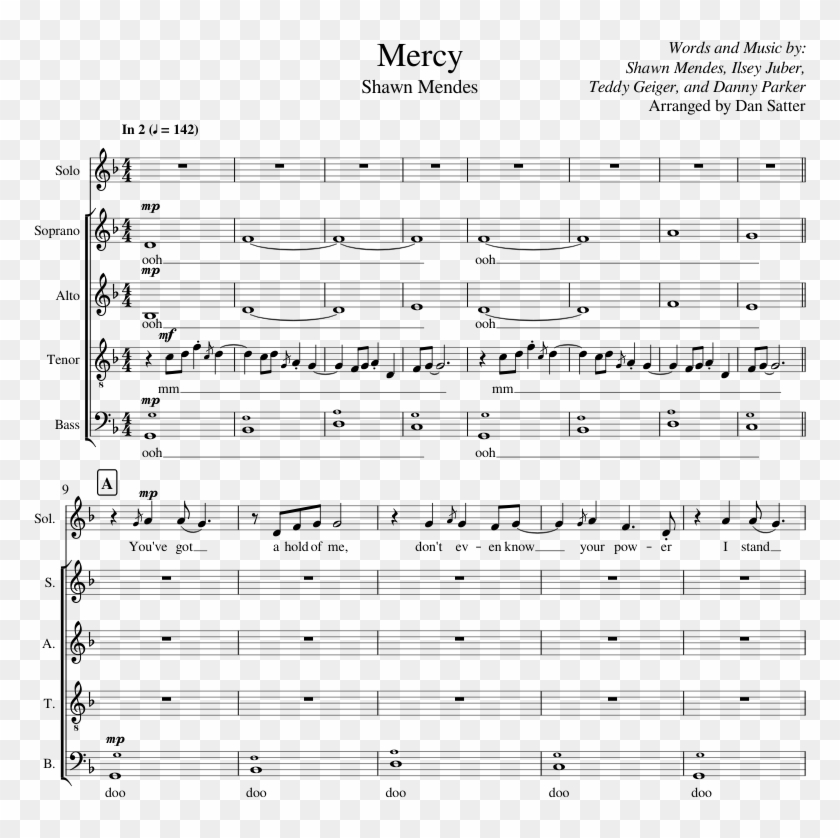 Shawn Mendes - Sheet Music Clipart #714889
