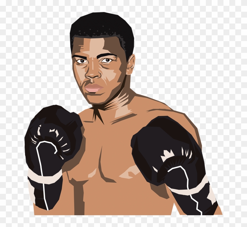 George Foreman, Muhammad Ali, Floyd Mayweather Jr And - Professional Boxing Clipart