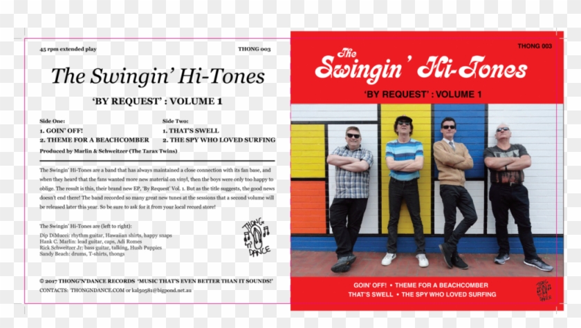 The Swingin' Hi-tones 'by - Flyer Clipart #715204