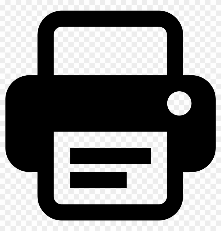 Icon Printer Png - Print Icon Png Clipart #715337