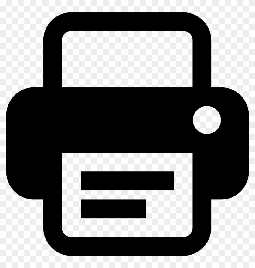Icon Printer Png - Print Icon Png Clipart