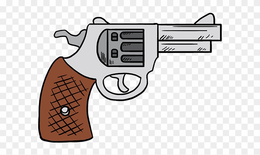 678 X 600 3 - Easy To Draw Cartoon Gun Clipart #715553