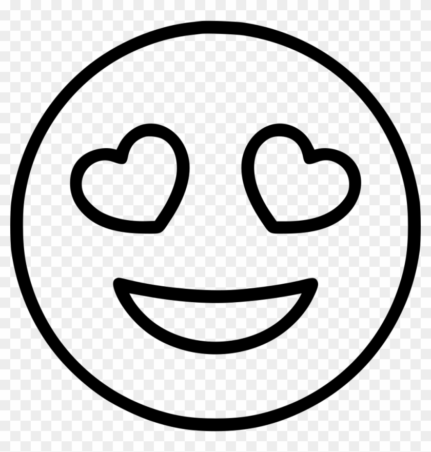 Smiling With Heart Shaped Eyes Comments - Ad Villaviciosa De Odon Clipart