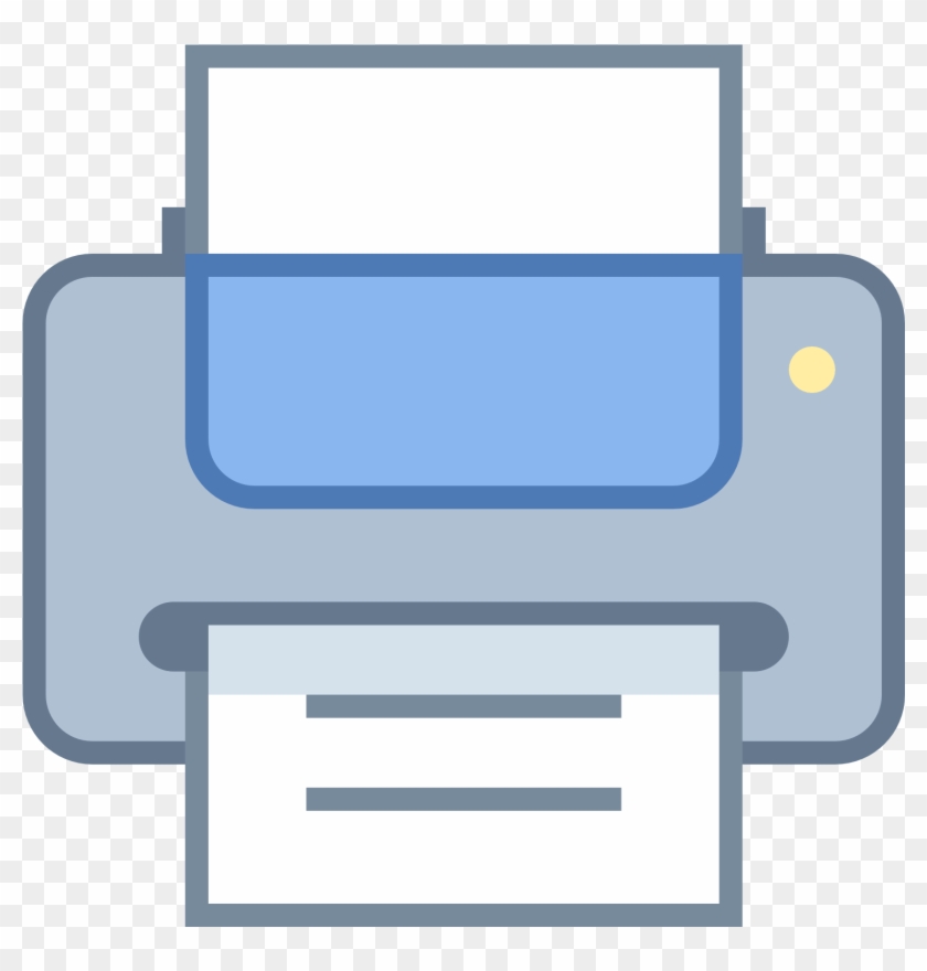 Computer Printer Png Free Download - Png Printer Graphic Icon Transparent Clipart #716069