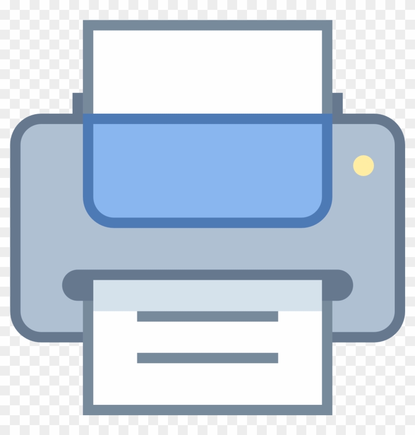 Computer Printer Png Free Download - Png Printer Graphic Icon Transparent Clipart