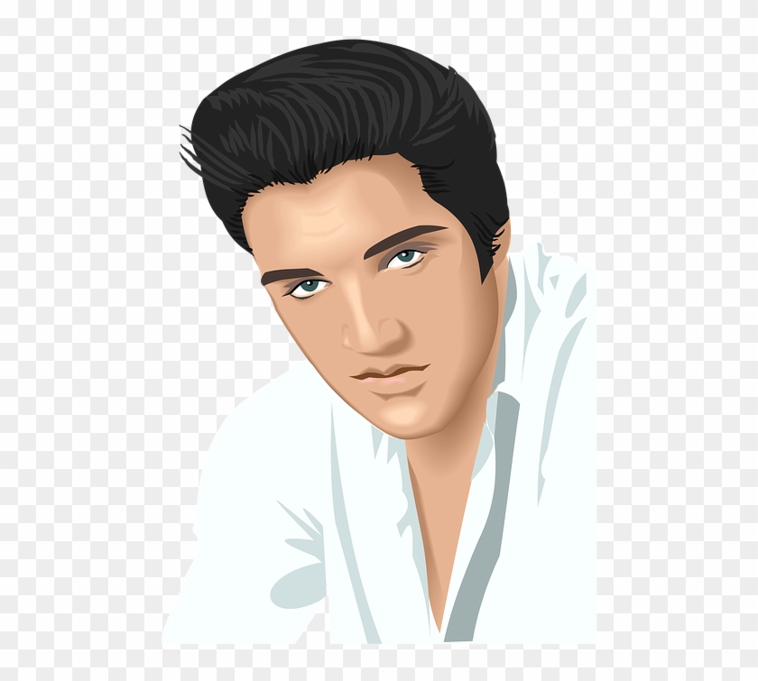 Elvis, Presley, Musician, Elvis Presley, Singer, Adult - Elvis Head Transparent Clipart