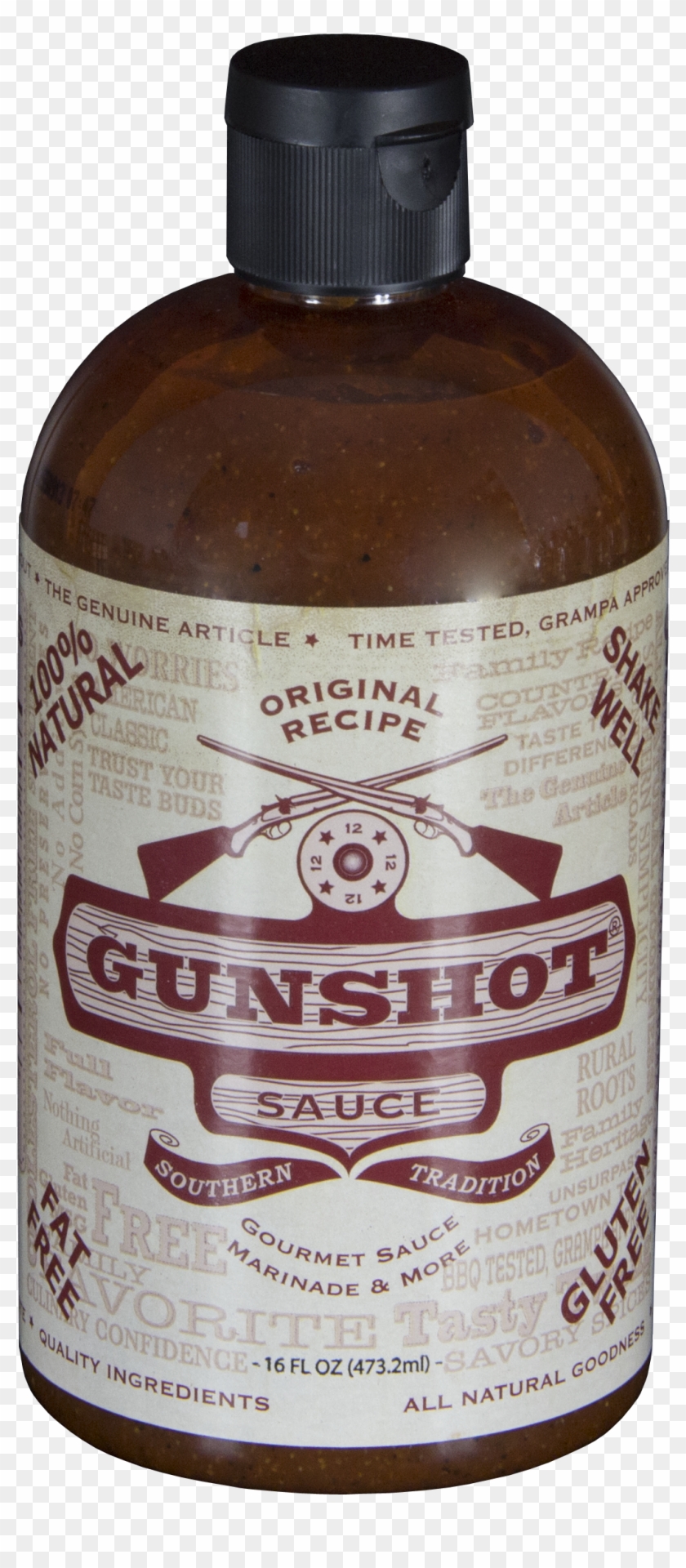 Or 16oz New High Res - Gunshot Bbq Sauce Clipart
