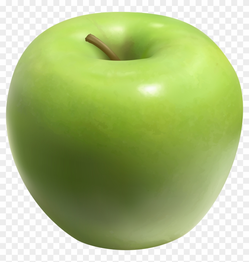 Green Apple Clip Art Image - Png Download #716396