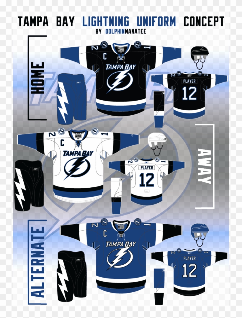 Tampa Bay Lightning New Jerseys Clipart #716485