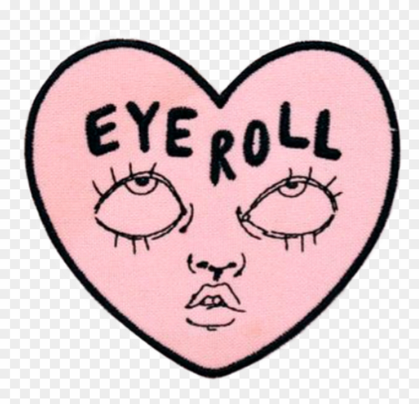 Eyeroll Eye Heart Eyes Look Doodle Eyerolling Clipart