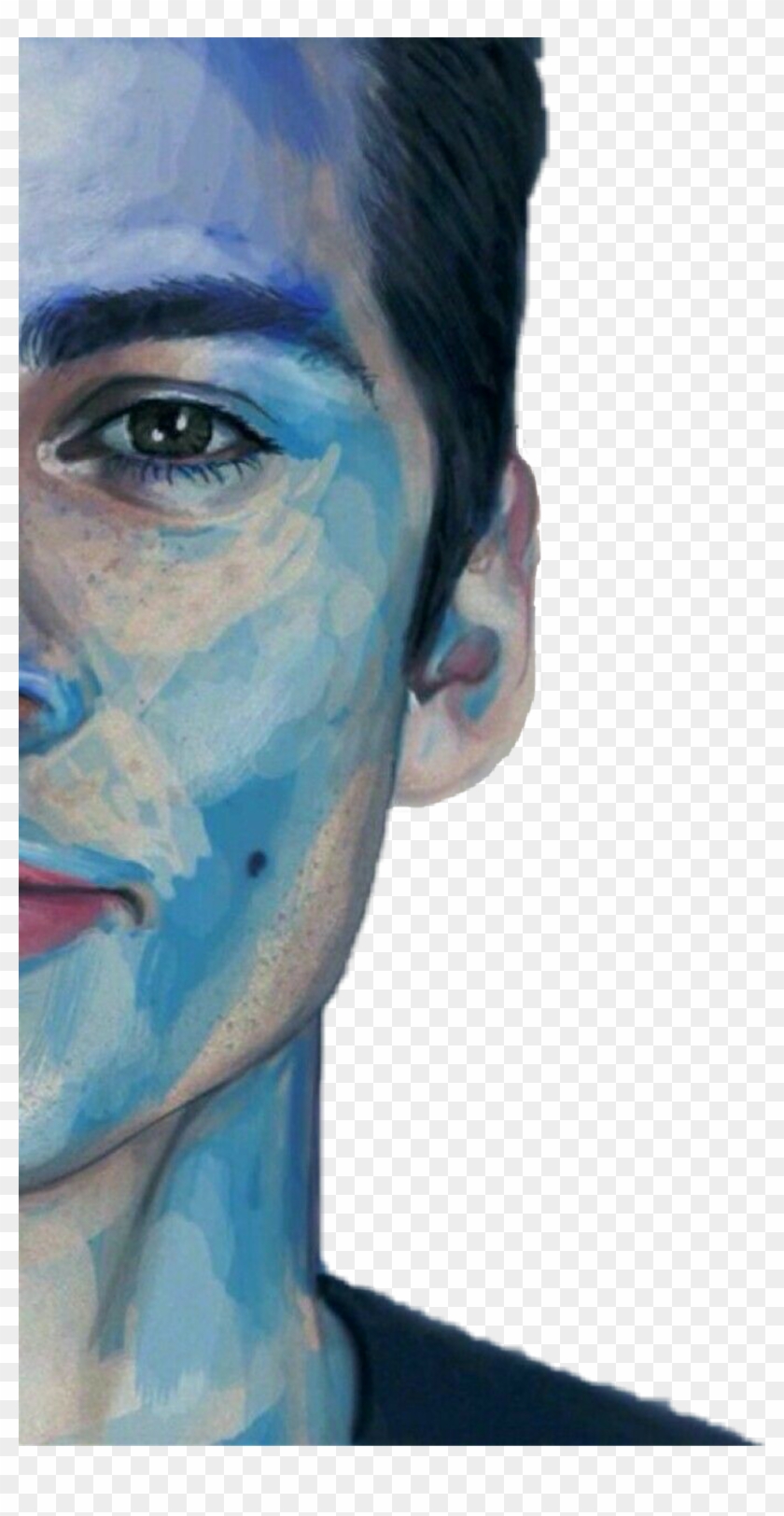 O'brien Sticker - Dylan O Brien Painting Clipart