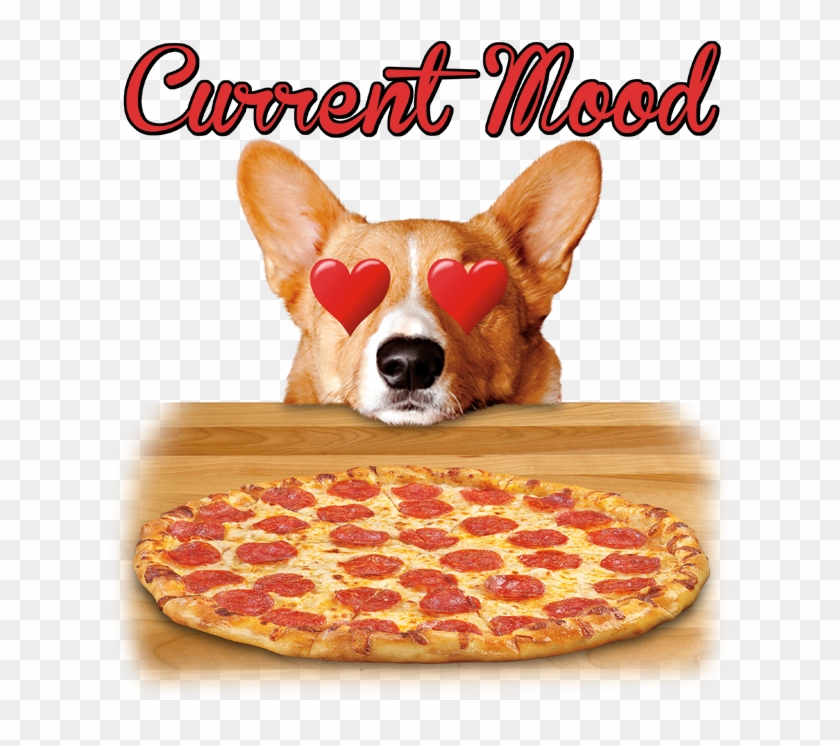 Current Mood Dog Heart Eyes Pizza - Senhora Pizza Porto Velho Cardapio Clipart