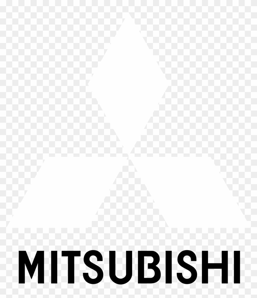 Mitsubishi Logo Black And White - Mitsubishi Clipart #717027