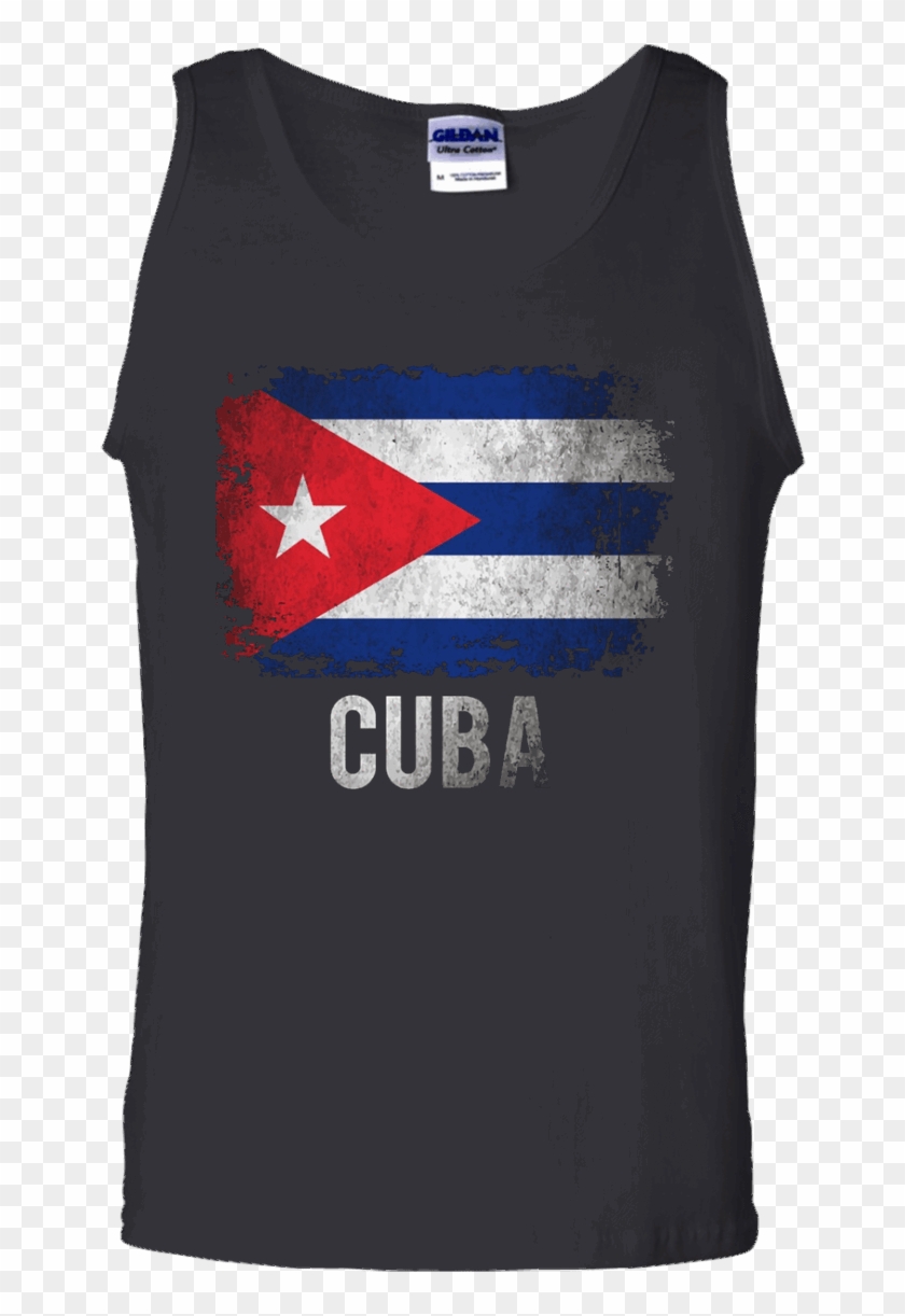 Cuba Flag Shirts Vintage Distressed T-shirt - Vegeta Playera Clipart #717053