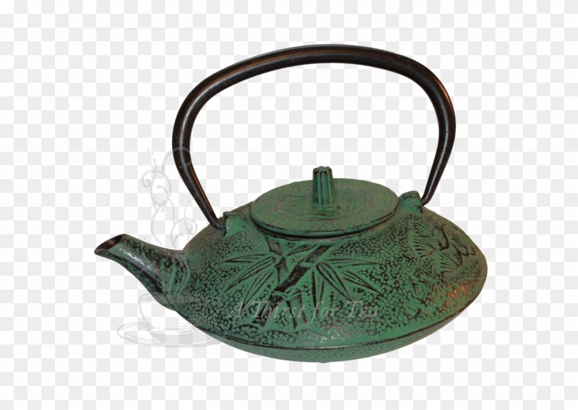Green Cast Iron Teapot Clipart #717194
