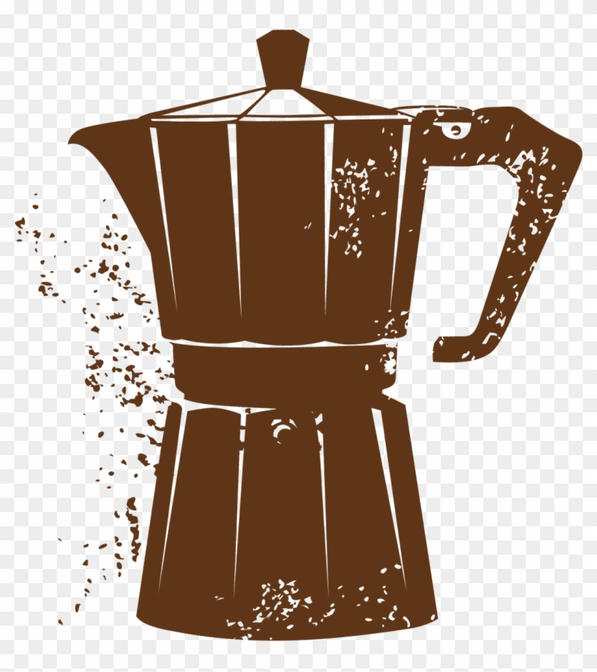 Cuban Coffee Maker Png Vector Clipart - Coffee Maker Png Vector Transparent Png #717412