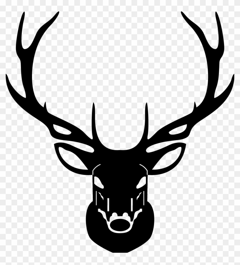 Elk Head Png - Line Drawing Elk Head Clipart