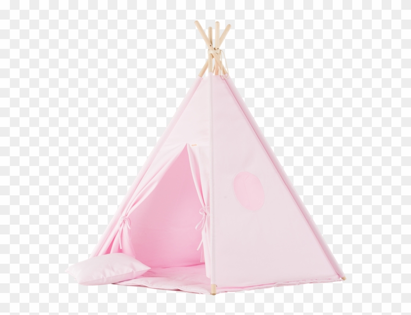 Plain Pink Teepee Set - Tipi Clipart