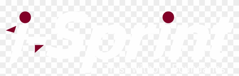 I Sprint New Logo 300dpi White - Poster Clipart