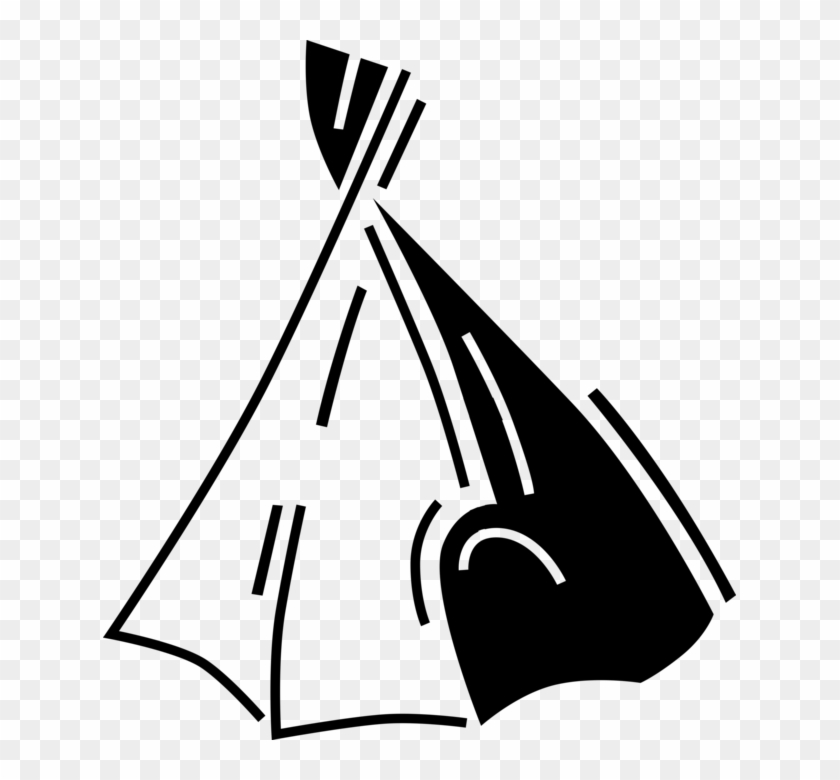 Vector Illustration Of North American Indigenous Indian Clipart #717855
