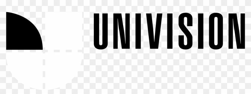 Univision Logo Black And White - Univision Clipart #717954