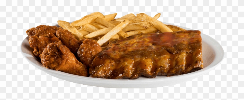 Rib Combo - Cotes Levées Avec Frites Clipart #718135