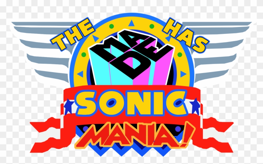 The Made Has Sonic Mania Logo - Sonic Mania Clipart