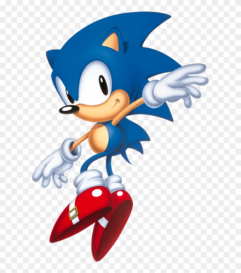 Sonic The Hedgehog Clipart Clip Art - Official Classic Sonic Art - Png Download #718394