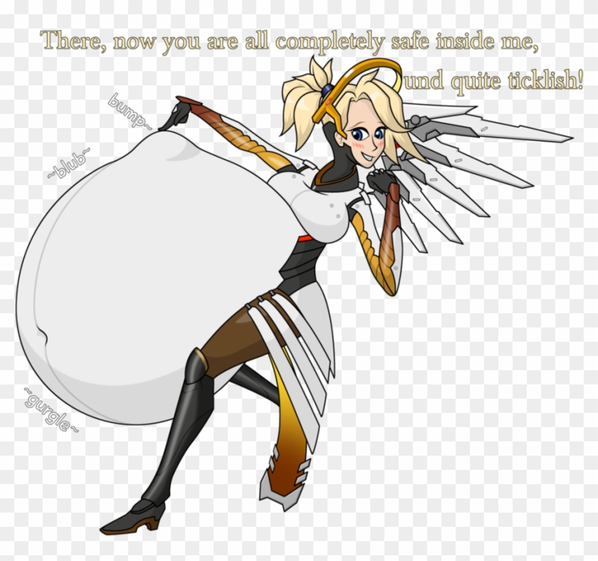 Mercy Carries The Team By Graphitedrake Clipart #718448