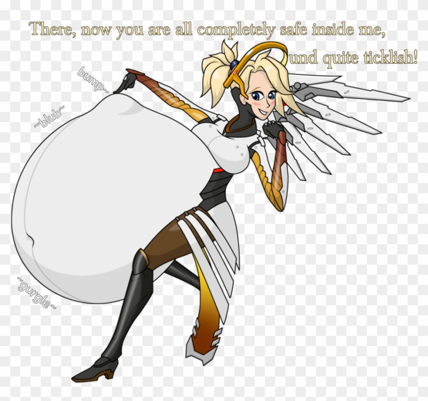 Mercy Carries The Team By Graphitedrake Clipart
