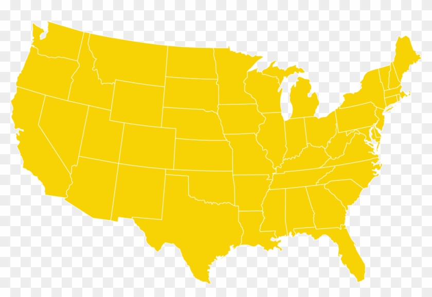 Map Of The Us That Shows Retailer Locations For Sprint - Electoral Votes Pics Trump Clipart