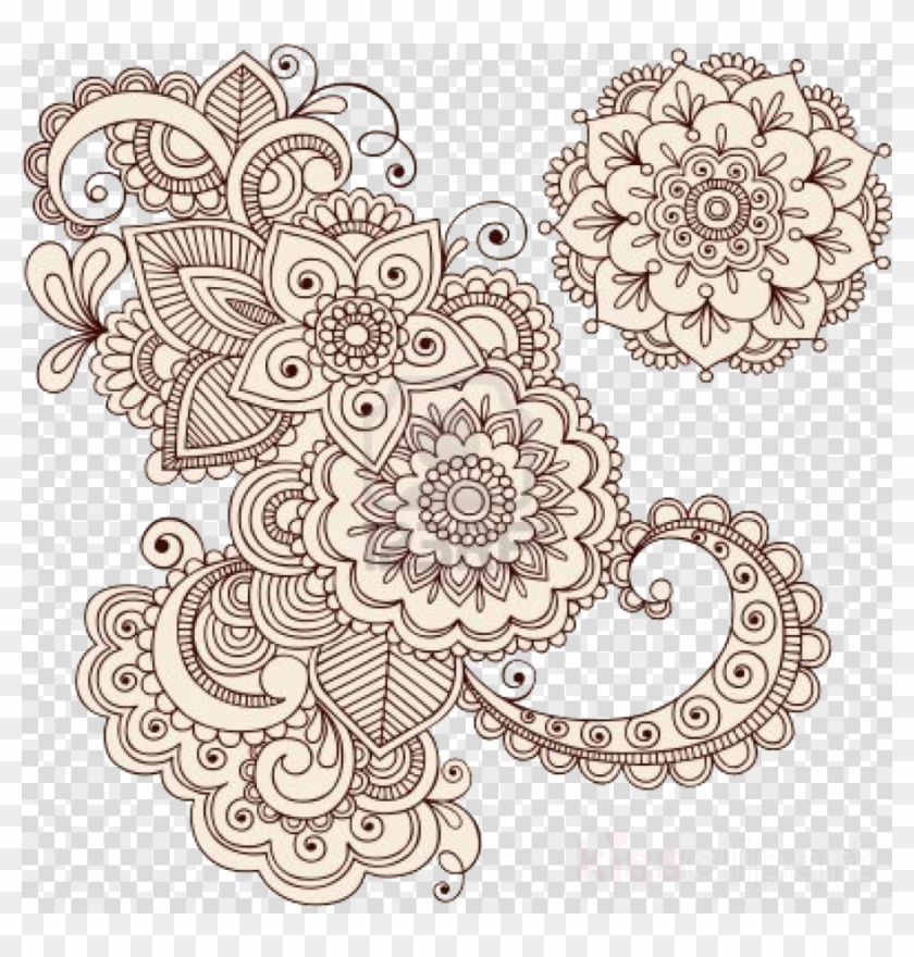Paisley Flower Pattern Clipart Paisley Pattern - Png Download