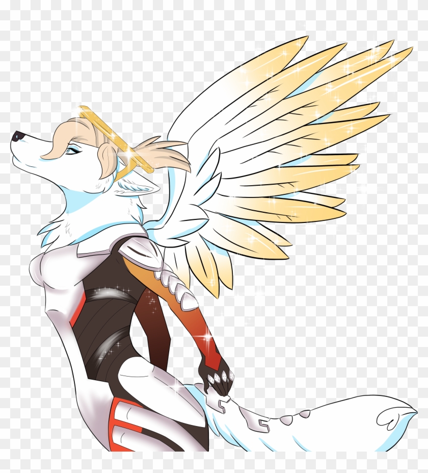 Overwatch - Mercy - Cartoon Clipart #718581