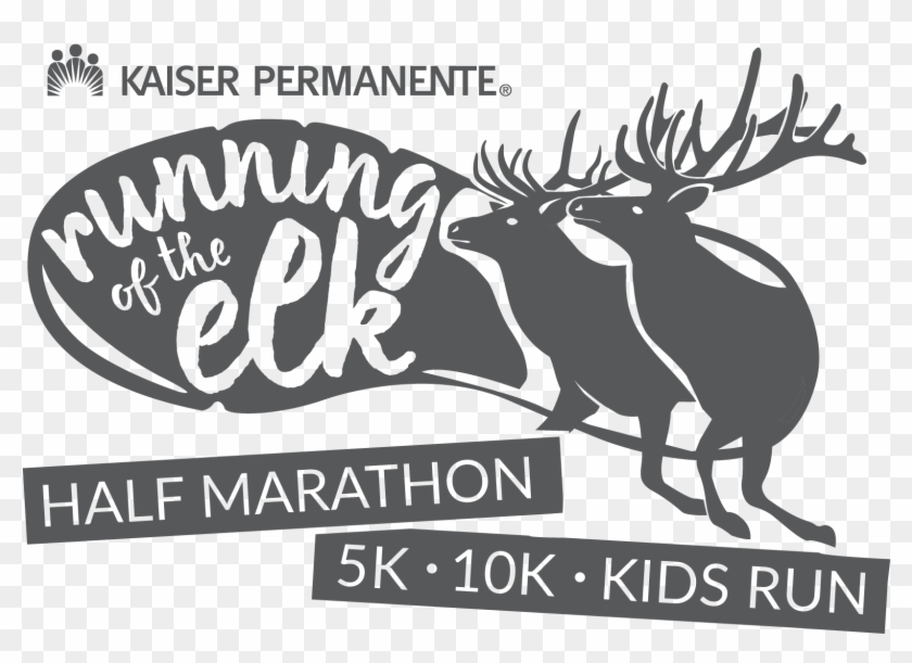 Running Of The Elk - Kaiser Permanente Clipart