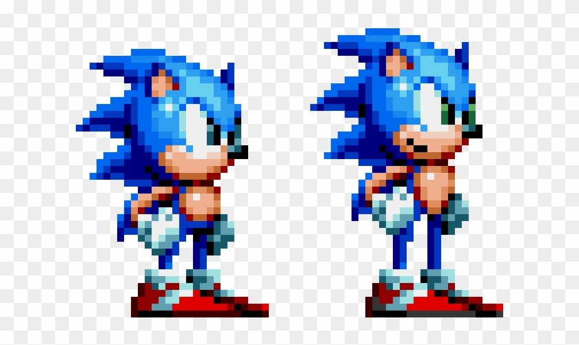 Sonic Mania Modern Sonic - Sonic Mania Knuckles Sprite Clipart #718692