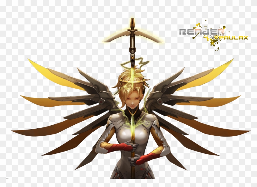 Overwatch Mercy Render Clipart #718742