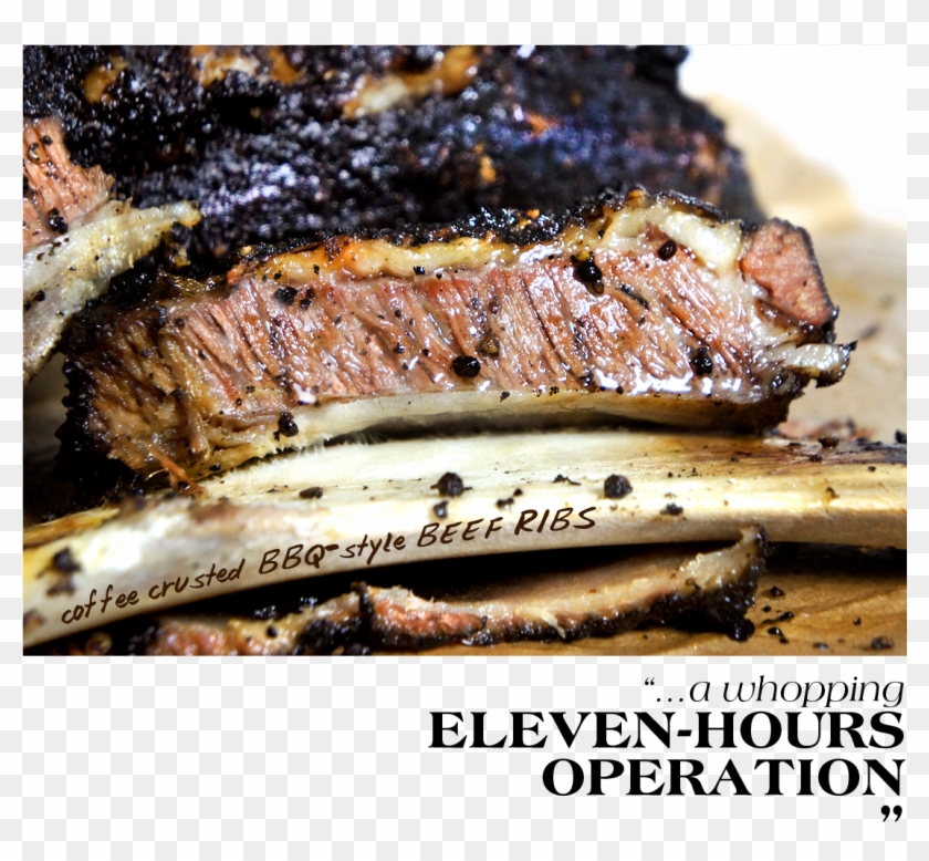 Coffee Crusted Beef Ribs Featured Header - Ribs Clipart #718774