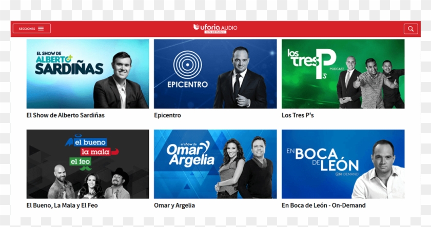 Uforia Audio Univision - Radio Univision Clipart #718865