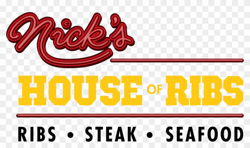 Nick's House Of Ribs - Graphic Design Clipart #719102