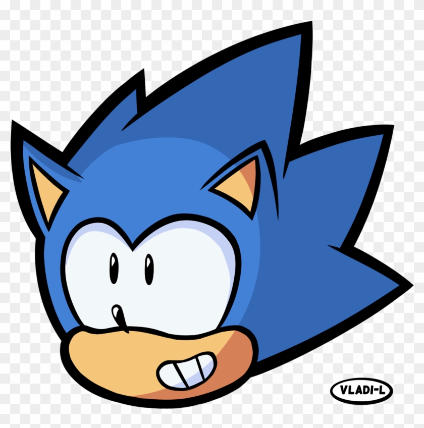 Sonic Head Png Clipart #719188